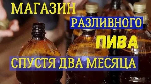 МАГАЗИН РАЗЛИВНОГО ПИВА СПУСТЯ 2 МЕСЯЦА