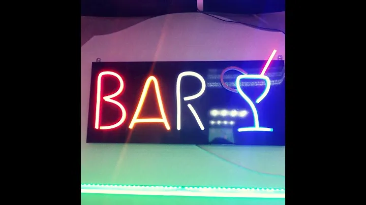 Световая вывеска "BAR"