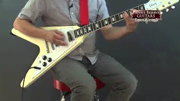 Gibson Custom 70's Flying V Stop Bar VOS Electric Guitar Classic White